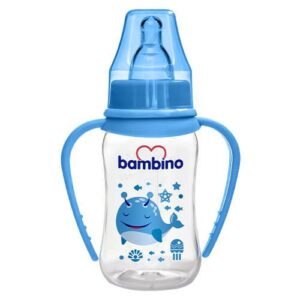 Bambino PP Geniş Ağızlı Kulplu Biberon 150ml