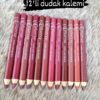Flormar Dudak Kalemi Matte Color Lipstick Suya Dayanıklı (12'li Set)