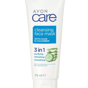 Avon Care Cleansing Salatalık ve Aloe İçeren Ferahlatıcı Jel Yüz Maskesi 75ml