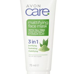 Avon Care Çay Ağacı Yaprakları Özleri ve Kaolin Kili İçeren Matlaştırıcı Yüz Maskesi 75ml