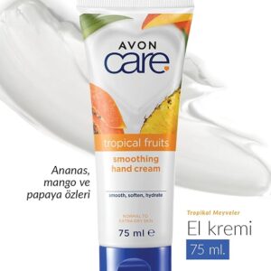Avon Care Tropical Fruits Ananas, Mango ve Papaya Özlü El Kremi 75ml