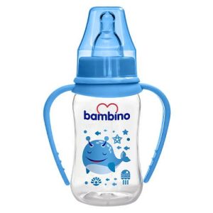 Bambino PP Geniş Ağızlı Kulplu Biberon 150ml