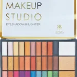 Rival Makeup Studıo 30 'lu Makyaj Paleti 3 'lü Aydınlatıcı Gold Set Göz Farı