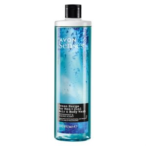 Avon Senses Ocean Surge Erkekler İçin 2'si 1 Arada Saç ve Vücut Şampuanı 500ml