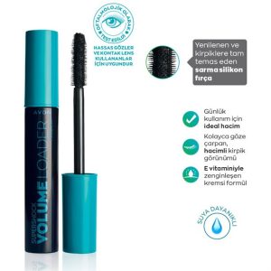 Avon Supershock Volume Loader Hacim kazandıran Maskara (Koyu Siyah)