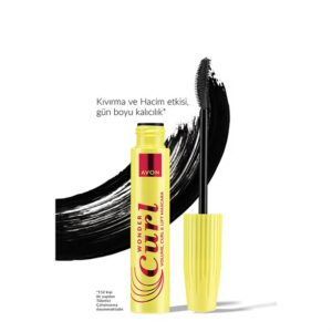 Avon Wondercurl Volume Curl & Lift Maskara (Koyu Siyah)