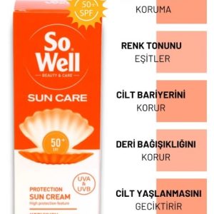 So Well Güneş Kremi Spf 50+ Uva & Uvb 100 ml