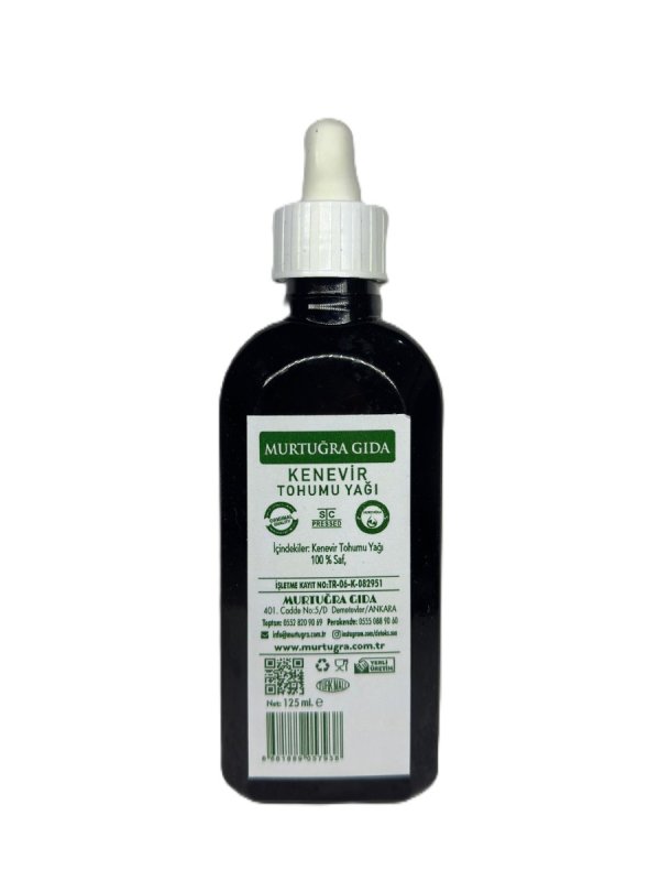 Kenevir Tohumu Yağı 125ml.